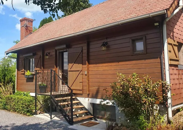 évasion Au En Bois Avec Et Grand Jardin - Fr-1-510-198 Hébergement de vacances Floyon