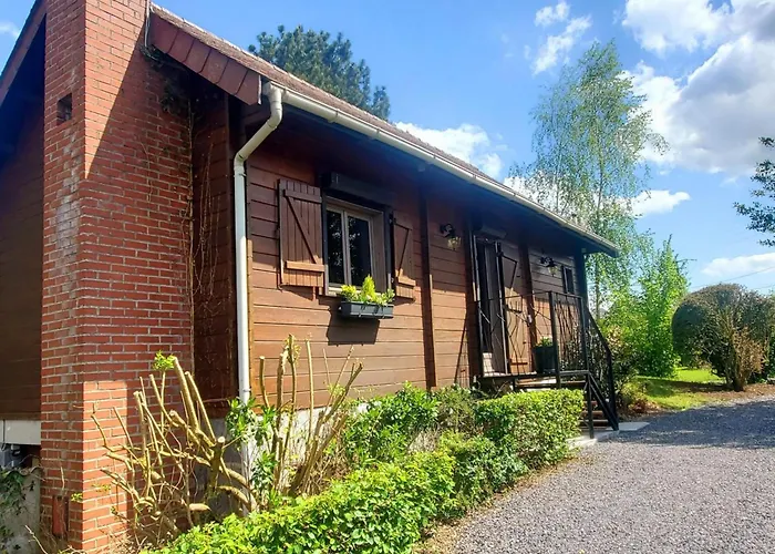 évasion Au En Bois Avec Et Grand Jardin - Fr-1-510-198 Floyon